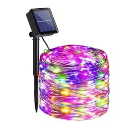 Outdoor Solar Rope Light Waterproof Garden Christmas Decoration Xmas Garland Tube String Light LED Fairy String Lights