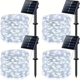Outdoor Solar Rope Light Waterproof Garden Christmas Decoration Xmas Garland Tube String Light LED Fairy String Lights