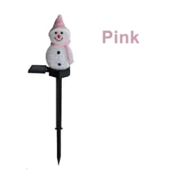 1pc Christmas Snowman Pathway Lights Solar Outdoor Snowman Stakes Lights For Home Patio Yard Garden Park Porch Street Xmas Decor