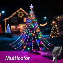 Christmas Trees New Year's Eve Decorations Christmas Decoration 2025 Garden Ambience Lights Christmas Star String Lights