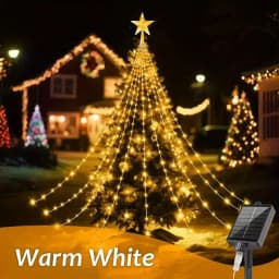 Christmas Trees New Year's Eve Decorations Christmas Decoration 2025 Garden Ambience Lights Christmas Star String Lights