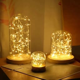 2/5/10M LED Copper Wire Light String Fairy Garland Battery Powered Garden Bedroom Party Wedding Christmas New Year Ornament