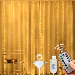3Mx1M/2M/3M LED String Fairy Curtain Lights Garland USB For New Year Holiday Party Wedding Christmas Bedroom Birthday Home Decor