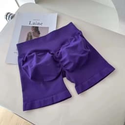 Summer Women Scrunch Bum Gym Shorts With Low Waist Yoga Shorts Seamless Scrunch Workout Running Butt Lifting Shorts