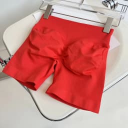 Summer Women Scrunch Bum Gym Shorts With Low Waist Yoga Shorts Seamless Scrunch Workout Running Butt Lifting Shorts