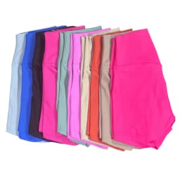 14 Colors High Waist Push Up Women's Soild Color Shorts Fitness Outdoors Workout Shorts Casual Yoga And Running Fashion Wear