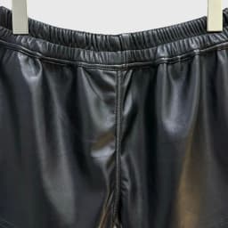 HKSH Summer New Women Dark Style Shorts PU Leather Drawstring Elastic Waist Fashion Punk Streetwear Trendy Chic Hot Pants HK9436