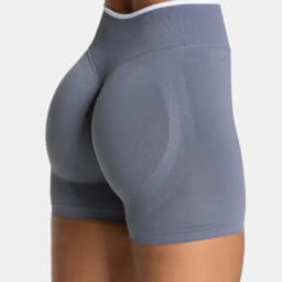 Women's Seamless Gym Color Blocking Sports Shorts High Elastic Tight High Waist Hip Lifting Yoga Pants Running Sports Shorts