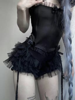 AltGoth Gothic Hotsweet Shorts Women Y2k E-girl Dark Sexy Aesthetic Cute Kawaii Streetwear Lace Patchwork Low Waist Shorts Femme