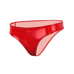 Sexy Women Hot Short Oil Glossy Shiny Low Waist Short PVC PU Faux Leather Exotic Briefs Maid Punk Dance Wear Plus Size