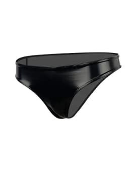 Sexy Women Hot Short Oil Glossy Shiny Low Waist Short PVC PU Faux Leather Exotic Briefs Maid Punk Dance Wear Plus Size