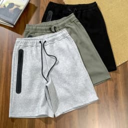 American Style Men's Sport Shorts Summer Thin Cotton Casual Loose Fit Running Training Sweat Absorbent Five Minutes Pants