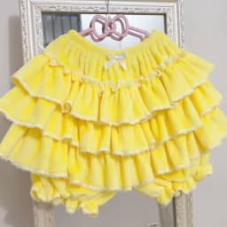 Harajuku Y2k Sweet Pink White Pumpkin Pants Lolita Autumn Winter JK Plush Shorts Japanese Kawaii Ruffles Lantern Shorts