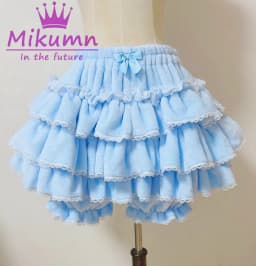 Harajuku Y2k Sweet Pink White Pumpkin Pants Lolita Autumn Winter JK Plush Shorts Japanese Kawaii Ruffles Lantern Shorts
