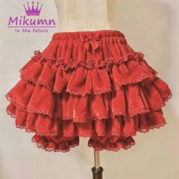 Harajuku Y2k Sweet Pink White Pumpkin Pants Lolita Autumn Winter JK Plush Shorts Japanese Kawaii Ruffles Lantern Shorts