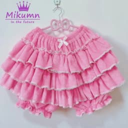 Harajuku Y2k Sweet Pink White Pumpkin Pants Lolita Autumn Winter JK Plush Shorts Japanese Kawaii Ruffles Lantern Shorts