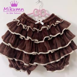 Harajuku Y2k Sweet Pink White Pumpkin Pants Lolita Autumn Winter JK Plush Shorts Japanese Kawaii Ruffles Lantern Shorts