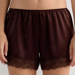 Satin Silk Shorts for Women Y2K Low Rise Lace Trim Micro Mini Shorts Cute Coquette Lounge Pajama Half Slip Bottoms