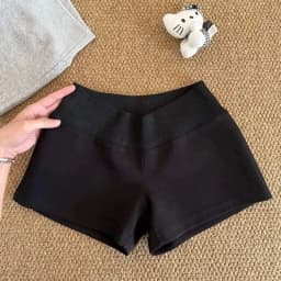 Summer Slim Yoga Sports Shorts Women American Street Sexy Gray Casual Shorts Female Vintage Y2K Grunge Low-Waist Hot Short Pants