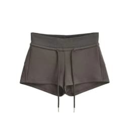 Black Mini Shorts For Woman Summer Clothes 2024 Low Rise Shorts Knitted Korean Fashion Shorts Low Waist Buttoms With Drawstrings
