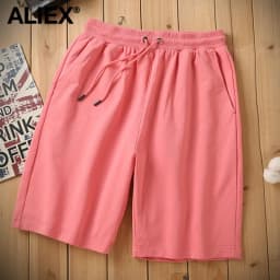 100% Cotton Women's Shorts Hot Pants,Sports Shorts Plain Bottoms,Knee-length Casual High Waisted,Korean Style Women Loose Short