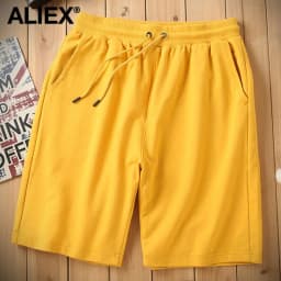 100% Cotton Women's Shorts Hot Pants,Sports Shorts Plain Bottoms,Knee-length Casual High Waisted,Korean Style Women Loose Short
