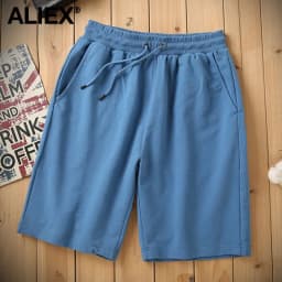 100% Cotton Women's Shorts Hot Pants,Sports Shorts Plain Bottoms,Knee-length Casual High Waisted,Korean Style Women Loose Short