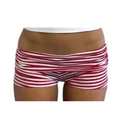 Women Low Waist Fold Over Shorts Summer casaul Loungewear Home shorts Dot/Stripe Print Ruched Bodycon Short Pants