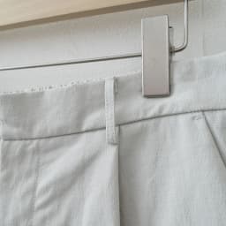 Women's Old Money style white straight Bermuda Shorts Mid-length Pants