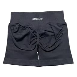 HISTELLO Impact Shorts Low Waist Seamless Scrunch Stretch Tights Women Sports Elastic Fitness Running Gym Yoga Workout Leggings