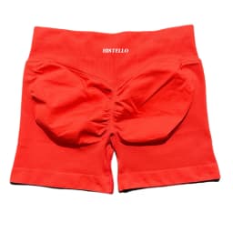 HISTELLO Impact Shorts Low Waist Seamless Scrunch Stretch Tights Women Sports Elastic Fitness Running Gym Yoga Workout Leggings
