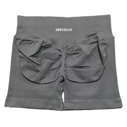 HISTELLO Impact Shorts Low Waist Seamless Scrunch Stretch Tights Women Sports Elastic Fitness Running Gym Yoga Workout Leggings