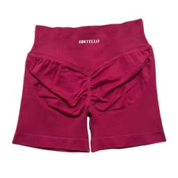 HISTELLO Impact Shorts Low Waist Seamless Scrunch Stretch Tights Women Sports Elastic Fitness Running Gym Yoga Workout Leggings