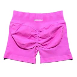 HISTELLO Impact Shorts Low Waist Seamless Scrunch Stretch Tights Women Sports Elastic Fitness Running Gym Yoga Workout Leggings