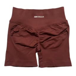 HISTELLO Impact Shorts Low Waist Seamless Scrunch Stretch Tights Women Sports Elastic Fitness Running Gym Yoga Workout Leggings
