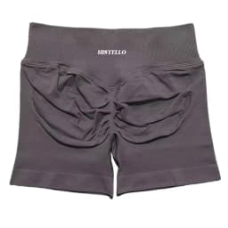 HISTELLO Impact Shorts Low Waist Seamless Scrunch Stretch Tights Women Sports Elastic Fitness Running Gym Yoga Workout Leggings