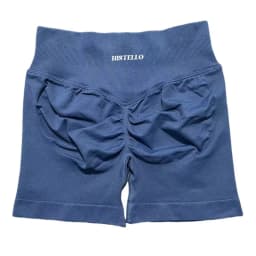 HISTELLO Impact Shorts Low Waist Seamless Scrunch Stretch Tights Women Sports Elastic Fitness Running Gym Yoga Workout Leggings