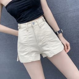 Casual Aesthetic Korean Loose Fashion Hot Wide Leg Sexy Vintage High Waist Women's Jean Denim Shorts Female Summer Short Pants