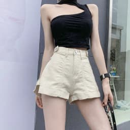 Casual Aesthetic Korean Loose Fashion Hot Wide Leg Sexy Vintage High Waist Women's Jean Denim Shorts Female Summer Short Pants