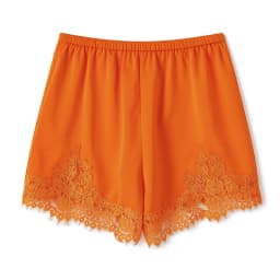 Women Vintage Satin Silk Shorts Lace Trim Mini Micro Shorts Silky Low Rise Coquette Loungewear Slip Pj Bottoms French Knickers