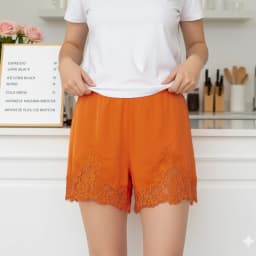 Women Vintage Satin Silk Shorts Lace Trim Mini Micro Shorts Silky Low Rise Coquette Loungewear Slip Pj Bottoms French Knickers