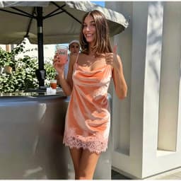 Contrast Lace Hem Elastic Waist Women's Shorts Mint Green Relaxed Shorts Raw Edge Relaxed Shorts Home Relaxing Wear