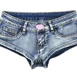 Summer New Tied Dyed Low-rise Jeans Shorts Nightclub Tight Sexy Hip Elastic Denim Super Shorts Hot Pants Women