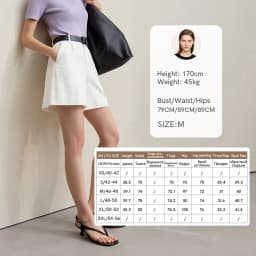 Amii Women's Shorts 2026 Autumn New Versatile Commuter Cotton Shorts Jacquard Casual Basic Women's Loose Wide-leg Pants 12641111