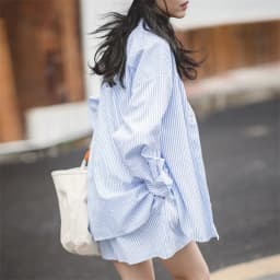 Maden Japanese Casual Blue and White Striped Shorts for Women Cotton Loose Sports Wide Leg Short Pants High Waist Bermuda Shorts