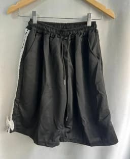 KOSAHIKI Lace Patchwork Wide Leg Shorts Women 2025 Summer Japanese Style Harajuku All Match Loose Elastic Waist Short Pants