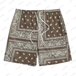 Summer New Women's and Men's Boho Shorts Paisley 3D Printed Quick Dry Beach Swiming Shorts High Quality Workout Gym Short Pants