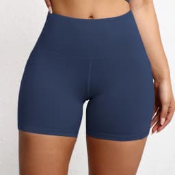 Solid Color Yoga Pants With Pockets Quick Drying High Waisted Gym Push Up Yoga Shorts for Woman Breathable Workout Fitness Short