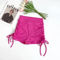 Summer High-Waisted Women's Yoga Fitness Shorts Sexy Drawstring Tied Three-Part Sports Hot Pants for Fitness And Exercise