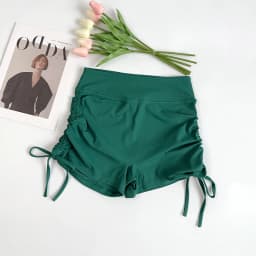 Summer High-Waisted Women's Yoga Fitness Shorts Sexy Drawstring Tied Three-Part Sports Hot Pants for Fitness And Exercise